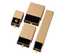KUCOCOSNEH Caja de regalo Cajas de regalo fáciles de montar rectángulo caja de regalo con tapa, cajas de regalo, caja de almacenamiento de joyas, 4 unidades, color amarillo