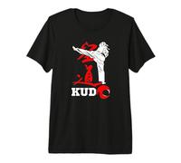 Kudo Artes Marciales Japón Símbolo Divertido Entrenamiento Lucha Entrenamiento Camiseta Premium