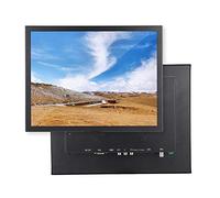 Kudoo 15 Pulgadas 4:3 1024x768 Monitor Portátil Full HD con Mando & VESA, Admite Entrada HDMI/VGA/AV/BNC/USB, Compatible con PC, Cámara, TV, CCTV, Raspberry Pi(Negro)