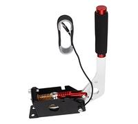 Kudoo Freno de Mano USB para Pc Windows Juegos de Carreras Sim, Altura Ajustable Simulación Rendimiento Freno de Mano con Empuñadura Simular Freno de Mano Lineal para G27 G25 G29 T500 T300(Rojo)