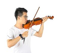 Kudoo Juego de Violín para Principiantes, Keman, Violín Acústico Hecho a Mano, Juego de Violín con de Resina, Accesorios para Instrumentos Musicales para