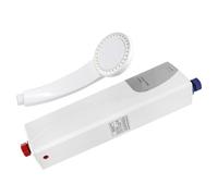 Kudoo Termo Eléctrico Instantáneo, 220V 3000W, Calentador de Agua Ducha sin Tanque, Blanco, Moderno