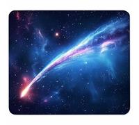 KUEAJIOU Gaming Alfombrilla de Ratón para Bordes Cosidos, Azul Alfombrilla Ratón Pequeña 200x180mm con Base de Goma Natural Antideslizante para Jugadores/Oficina/Hogar Regalo, Cielo Estrellado 6-9680