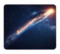 KUEAJIOU Gaming Alfombrilla de Ratón para Bordes Cosidos, Azul Alfombrilla Ratón Pequeña 340x280mm con Base de Goma Natural Antideslizante para Jugadores/Oficina/Hogar Regalo, Cielo Estrellado J-6815