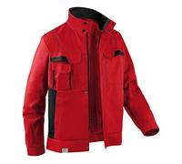 'KÜBLER - Chaqueta de trabajo "Image Dress New Diseño tamaño 114, 1 pieza, color rojo/negro, 13453411 - 5599 - 114