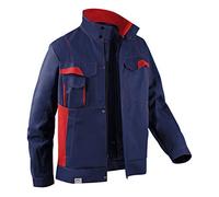 'KÜBLER - Chaqueta de trabajo "Image Dress New Diseño tamaño 98, 1 pieza, color azul oscuro/rojo, 13453411 - 4855 - 98