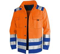 'KÜBLER - Chaqueta de trabajo "PSA Inno Plus, 1 pieza, 24, warnorange/Color Azul Aciano, 11078311 - 3746 - 24