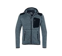 KÜBLER Workwear KÜBLER - Chaqueta de punto impermeable, color gris, talla S, cárdigan unisex de tejido mixto, cárdigan funcional