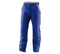 KÜBLER Workwear Kübler IDENTIQ Mix Pantalones de trabajo para hombre, color azul, talla 42, de tejido mixto, pantalones de trabajo con bolsillos protectores de rodilla según EN 14404, pantalones de