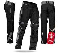 KÜBLER Workwear Pantalones de trabajo Pulso High | negro/antracita | talla 48