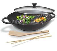 Küchenprofi 0415001037 - Juego de wok, color negro