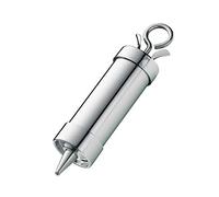 Küchenprofi 0805602800 - Manga pastelera, 24 cm, 7 boquillas de acero inoxidable con cierre de bayoneta, 200 ml, color plateado