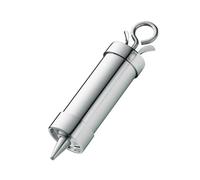 Küchenprofi 0805602800 - Manga pastelera, 24 cm, 7 boquillas de acero inoxidable con cierre de bayoneta, 200 ml, color plateado