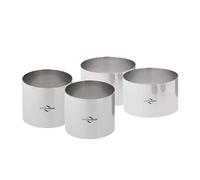 Küchenprofi 0905002804 - Moldes para platos y postre (juego variado de 4 piezas)
