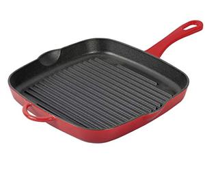 Küchenprofi 407801426 Provence - Sartén con parrilla, color rojo