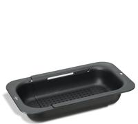 KÜCHENPROFI Colador de fregadero extensible, colador universal para todos los fregaderos, para drenar, lavar, resistente al calor hasta 100 °C, plástico resistente