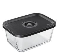 KÜCHENPROFI EASYFRESH Caja de vacío L | Vidrio irrompible | Conservar alimentos mediante bomba de vacío | Caja de vacío con tapa de plástico | Hermética y a prueba de fugas | Horno y lavavajillas