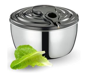 KÜCHENPROFI Escurridor de ensalada Wave 3,25 litros, cuenco de acero inoxidable, diámetro de 24,5 cm