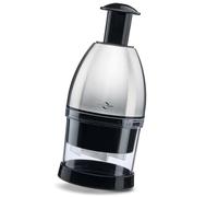 Küchenprofi - Picadora de cebolla FIX, hoja de acero inoxidable, plástico de alta calidad, negro, picado de nueces, hierbas, chocolate y más, con manual de instrucciones (idioma español no garantizado