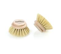Küchenprofi Replacement Brush Dos Repuesto para Cepillo de Lavado, Madera, Beige, 4 x 4 x 4 cm