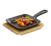 Küchenprofi - Sartén para servir BBQ con bandeja de madera de pino incluida, 305001013