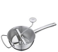 KÜCHENPROFI Trio - Pasaplatos (acero inoxidable, 20 cm de diámetro, incluye 3 discos (fino, medio, grueso), ideal para sopas, salsas y purés sin conservantes