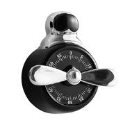 Küchentimer - Mechanischer Batterieloser Lauter Ton, Manueller Countdown-Timer Mit Lautem Alarm Zum Kochen, Backen, Zuhause, Büro, Klassenzimmer, Kinder, Erwachsene, Lehrer, Backofen, Kühlschrank