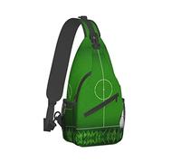 KUEhhhr A Dancer - Mochila impermeable y ligera para deportes y al aire libre, para mujeres y hombres, Green Ball Field, One Size, Mochilas daypack