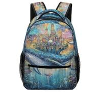 KUEhhhr Forest Spirit God Art Animal - Mochila para niños, correas ajustables y organizadores de malla dobles, Estilo-9, One Size, Mochilas daypack