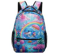 KUEhhhr Forest Spirit God Art Animal - Mochila para niños, correas ajustables y organizadores de malla dobles, Estilo-13, One Size, Mochilas daypack