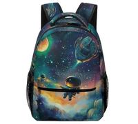 KUEhhhr Historia de la mochila escolar de Castillo medieval, amplio bolsillo principal + 2 bolsillos laterales de malla, Estilo-5, One Size, Mochilas daypack