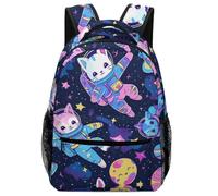 KUEhhhr Mochila multifuncional de astronauta creativa Space Explorer Spacesuits - Capacidad para libros, iPad, lonchera, Estilo-4, One Size, Mochilas daypack