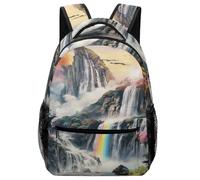 KUEhhhr Mochila multiusos Crepúsculo Sunset over The Harbour - Escuela/campamento de día/bolsa de viaje para niños, Estilo-5, One Size, Mochilas daypack