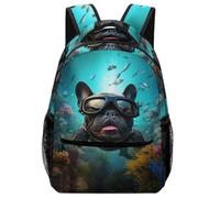 KUEhhhr Mochila multiusos Crepúsculo Sunset over The Harbour - Escuela/campamento de día/bolsa de viaje para niños, Estilo-1, One Size, Mochilas daypack