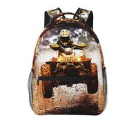 KUEhhhr Mochila para niños, mochila para laptop, mochila escolar, mochila escolar para adolescentes, Quad Bike, One Size, Mochilas daypack