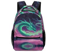 KUEhhhr Study Ready Animal Mochila Forest Spirit God Art - Organizador de cuadernos + trabillas para lápices, Estilo-3, One Size, Mochilas daypack