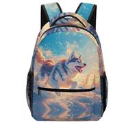 KUEhhhr Study Ready Animal Mochila Forest Spirit God Art - Organizador de cuadernos + trabillas para lápices, Estilo-12, One Size, Mochilas daypack