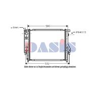 Kühler Wasserkühler Motorkühler Compatible Para BMW 3er Cabriolet E30 320i 325i