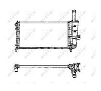 Kühler Wasserkühler Motorkühler Compatible Para Fiat Punto 188 1.2 60 188AX
