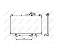 Kühler Wasserkühler Motorkühler Compatible Para Honda Stream RN 1.7 16V