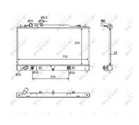 Kühler Wasserkühler Motorkühler Compatible Para Mazda 6 Kombi GH 2.0 MZR