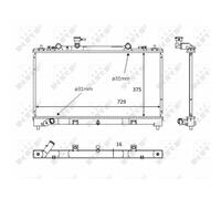 Kühler Wasserkühler Motorkühler Compatible Para Mazda 6 Kombi GH 2.2 MZR-CD 2.0