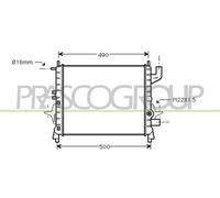 Kühler Wasserkühler Motorkühler Compatible Para Renault Twingo I C06 1.2 16V