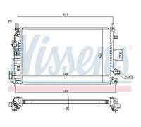 Kühler Wasserkühler Motorkühler Compatible Para Saab 9-3 YS3F 1.9 TTID