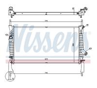 Kühler Wasserkühler Motorkühler Para Ford Transit Kasten FA 2.4 TDCI RWD FD FB