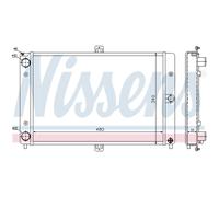 Kühler Wasserkühler Motorkühler Para Lada Samara 2108 2109 1300 1100 1500 21099