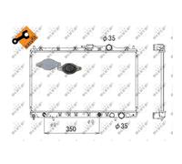 Kühler Wasserkühler Motorkühler Para Mitsubishi Space Runner N1 W N2 W N3 W N4 W