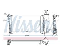 Kühler Wasserkühler Motorkühler Para Peugeot 106 II Citroën Saxo 1A 1C 1 S0 S1