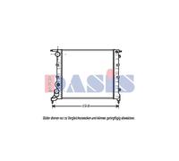 Kühler Wasserkühler Motorkühler Para Renault Clio I 19 II B/C57 5/357 B/C53 L53