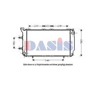 Kühler Wasserkühler Motorkühler Para Subaru Legacy I BC 2200 4WD 2000 1800 BJF